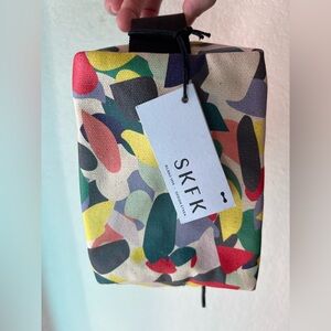 SKFK skunkfunk Recycled Cotton Cosmetic Bag NEW